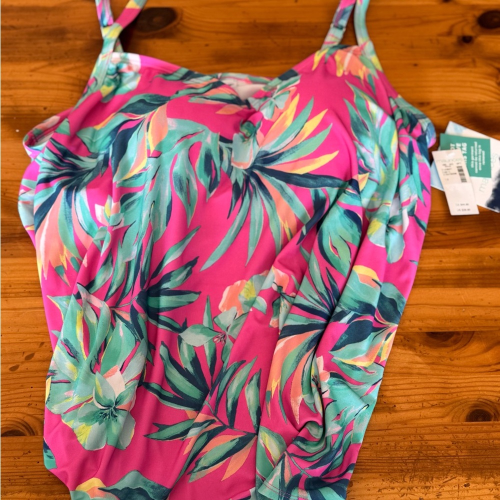 Maurices Pink and Blue Tankini